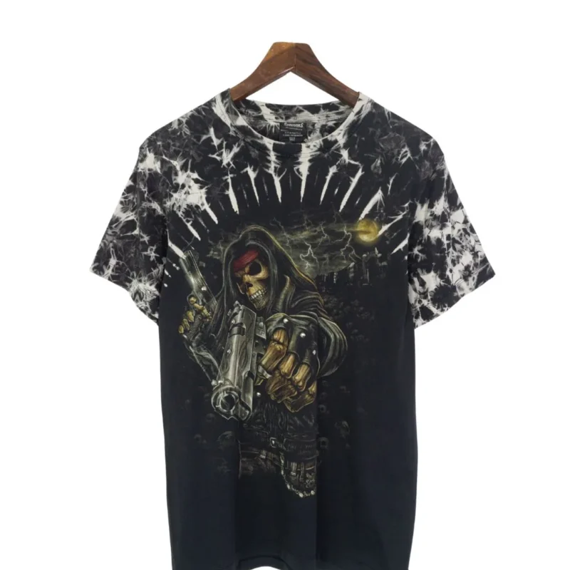 Camiseta Y2K negra M