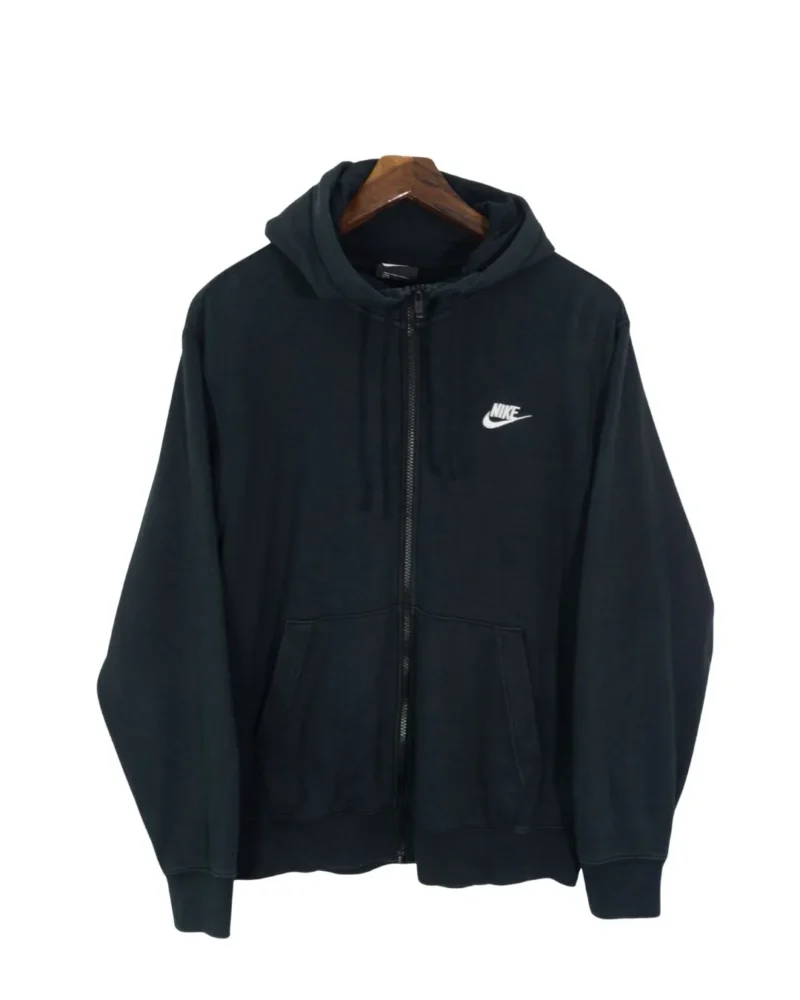 Sudadera con cremallera Nike negra L