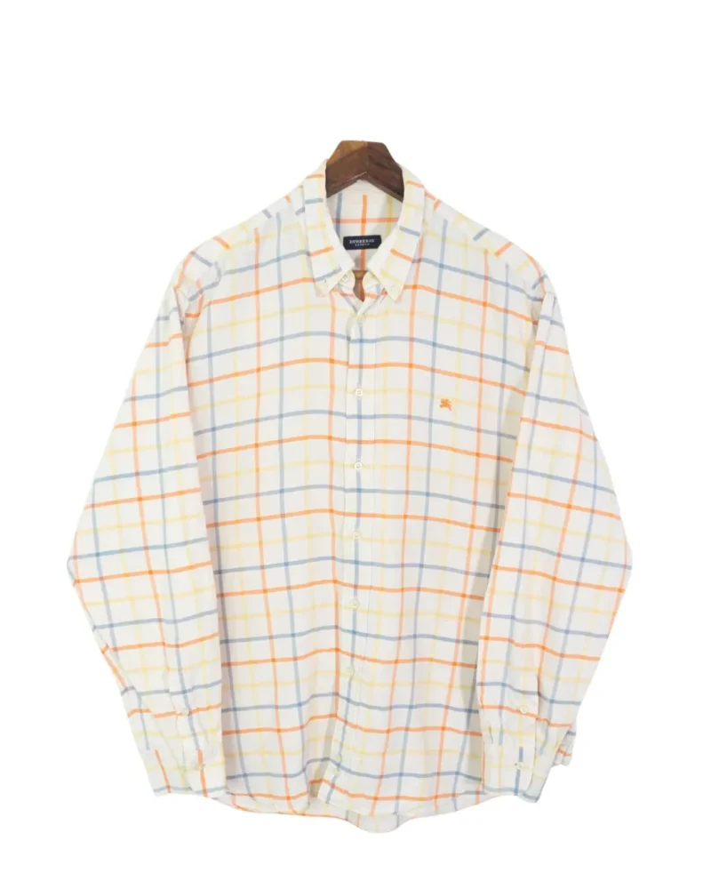 Camisa de cuadros Burberrys vintage 90s XL