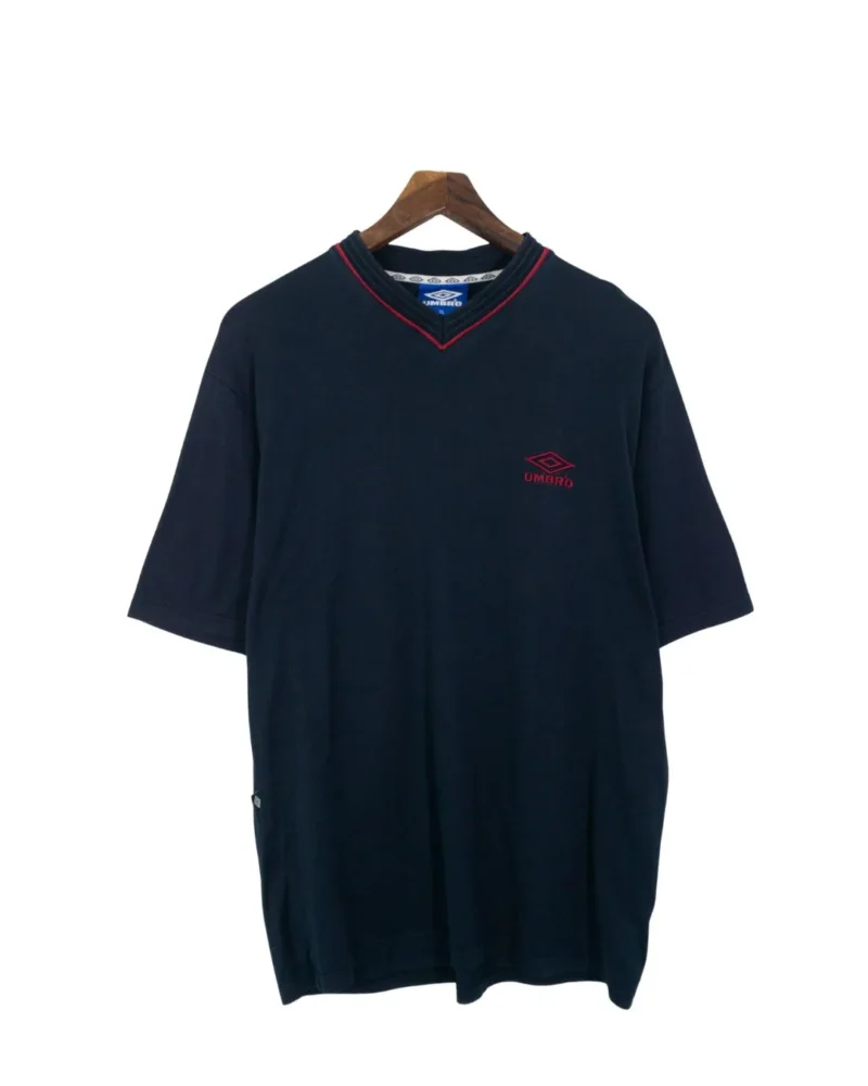 Camiseta Umbro vintage 90s azul marino/burdeos XL