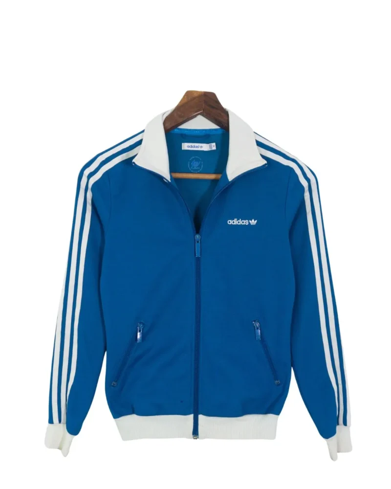 Chaqueta deportiva mujer Adidas azul/blanco M