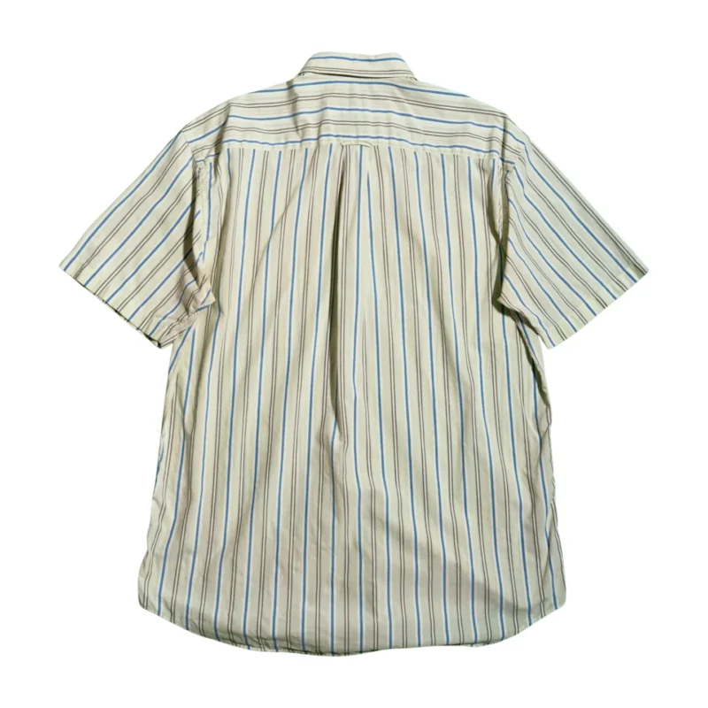 Camisa corta de rayas Lacoste vintage 00s 42 - Imagen 4