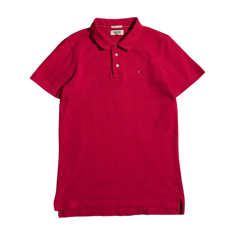 Polo manga corta Hilfiger Denim rosa M