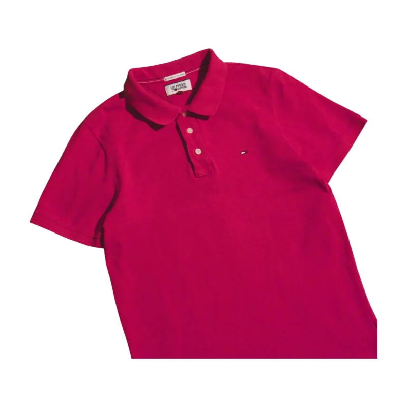 Polo manga corta Hilfiger Denim rosa M - Imagen 2