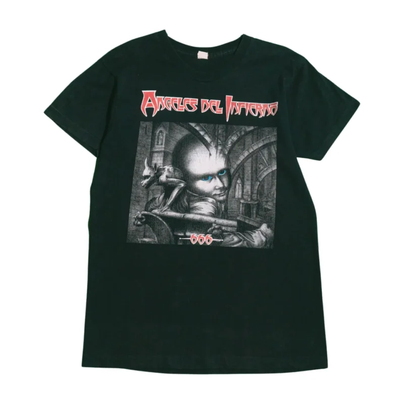 Camiseta Angeles Del Infierno vintage 90s negro XL