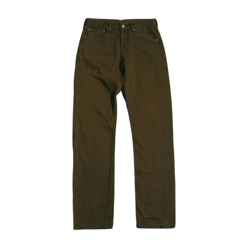 Pantalón vaquero  Levis 501 marrón W31 - Imagen 2