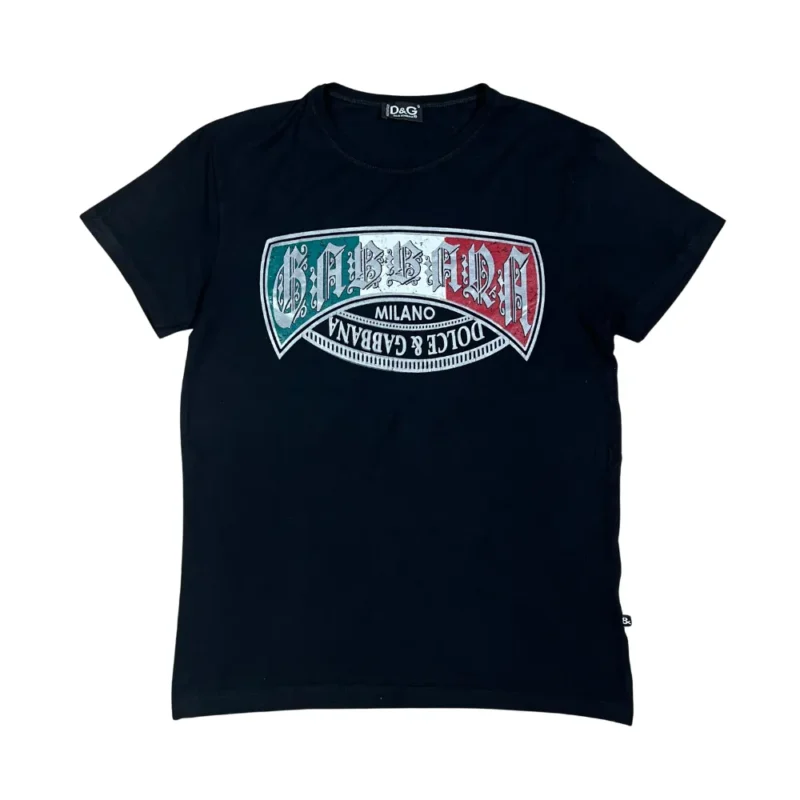 Camiseta Dolce Gabbana Y2K negra S