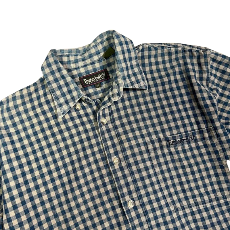 Camisa de cuadros Timberland vintage 90s M - Imagen 2