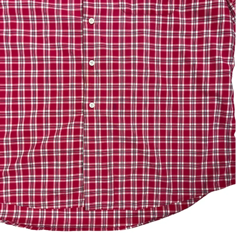 Camisa de cuadros Lacoste vintage 00s rojo XXL - Imagen 2