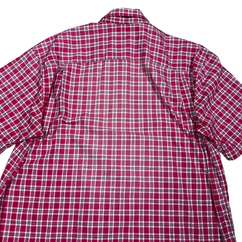 Camisa de cuadros Lacoste vintage 00s rojo XXL - Imagen 4