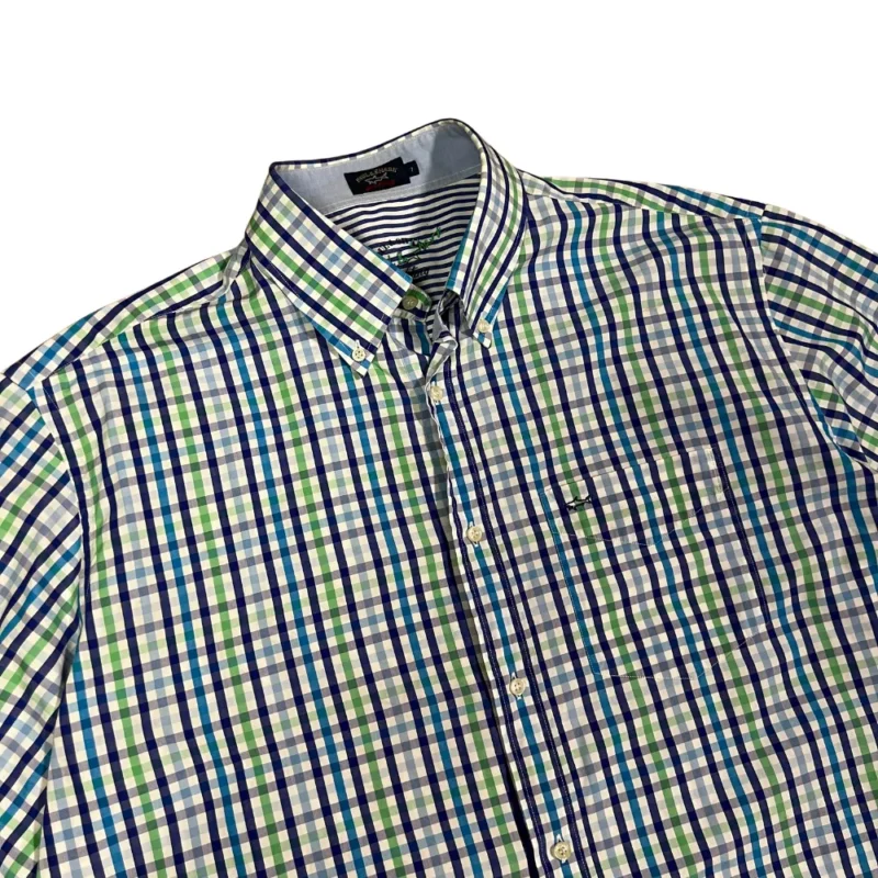 Camisa de cuadros Paul Shark vintage 00s XL - Imagen 2