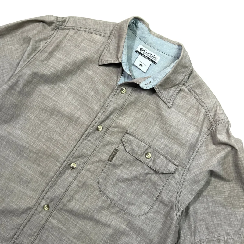Camisa Columbia vintage 00s beige L - Imagen 2