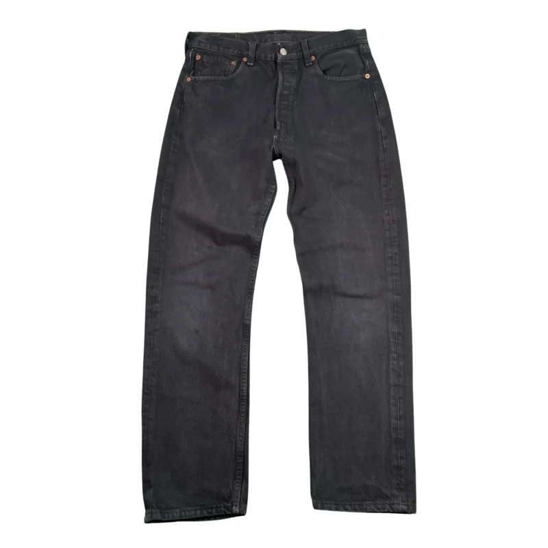 Vaquero Levis 501 vintage 90s Made in USA azul marino W32 - Imagen 6