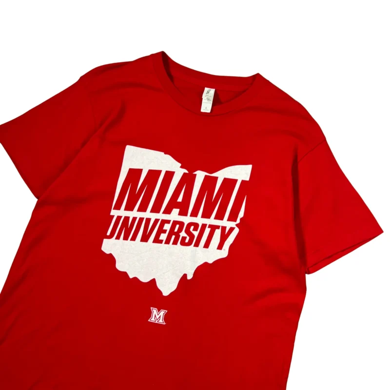 Camiseta Tulyex University Miami roja L - Imagen 2