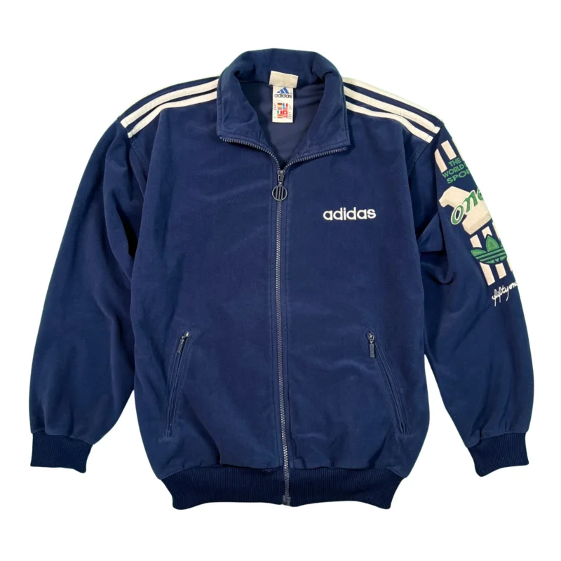 Chaqueta deportiva Adidas vintage 90s azul marino XS