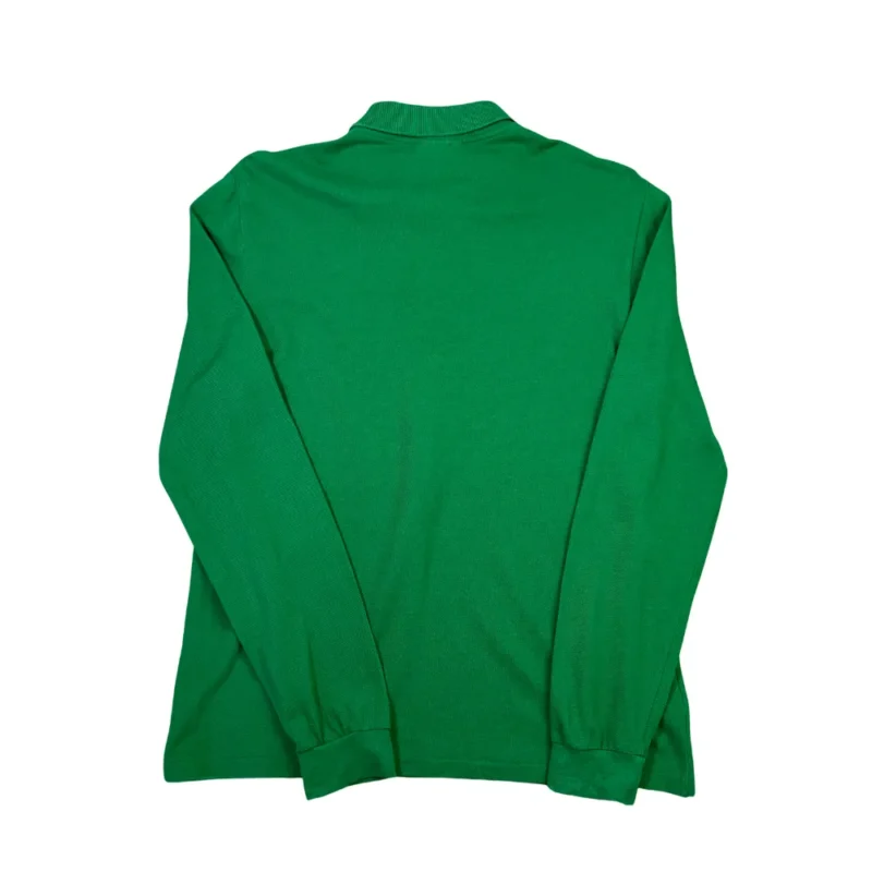 Polo manga larga Lacoste verde M - Imagen 5