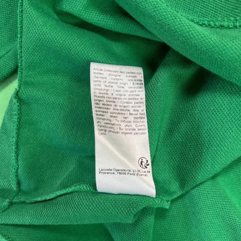 Polo manga larga Lacoste verde M - Imagen 4