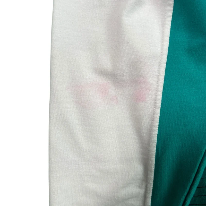 Sudadera vintage 90s verde/blanco L - Imagen 3