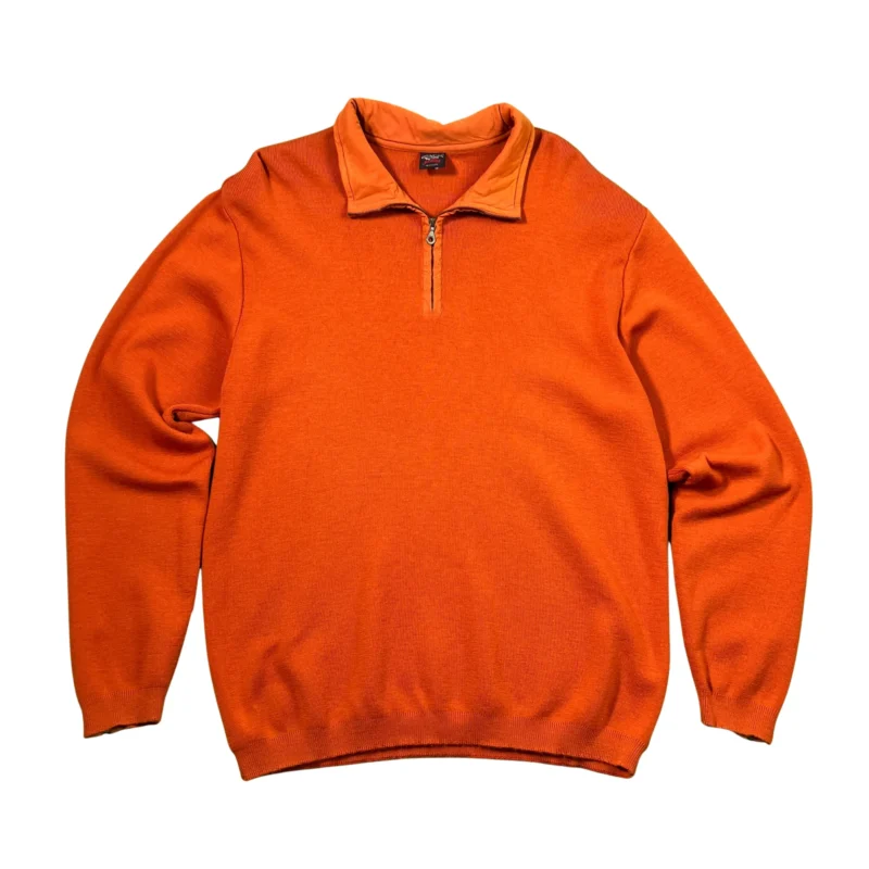 Jerse 1/4 zip Paul Shark vintage 00s naranja XL