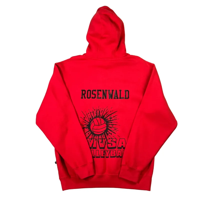 Sudadera Wahoo Volleyball USA roja M - Imagen 3