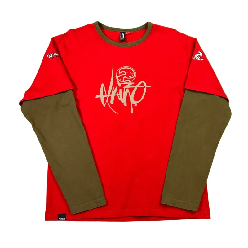 Camiseta manga larga El Niño Y2K rojo/marrón M