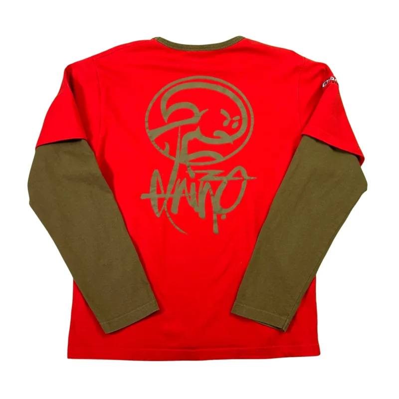 Camiseta manga larga El Niño Y2K rojo/marrón M - Imagen 4