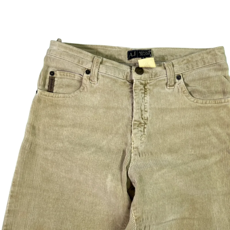 Pantalón de pana Armani Jeans vintage 00s XS - Imagen 3