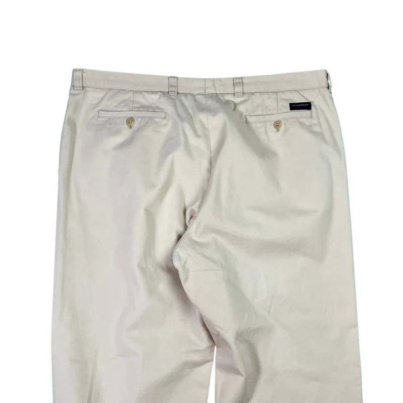 Pantalón marrón claro Burberrys vintage 00s 54 - Imagen 3