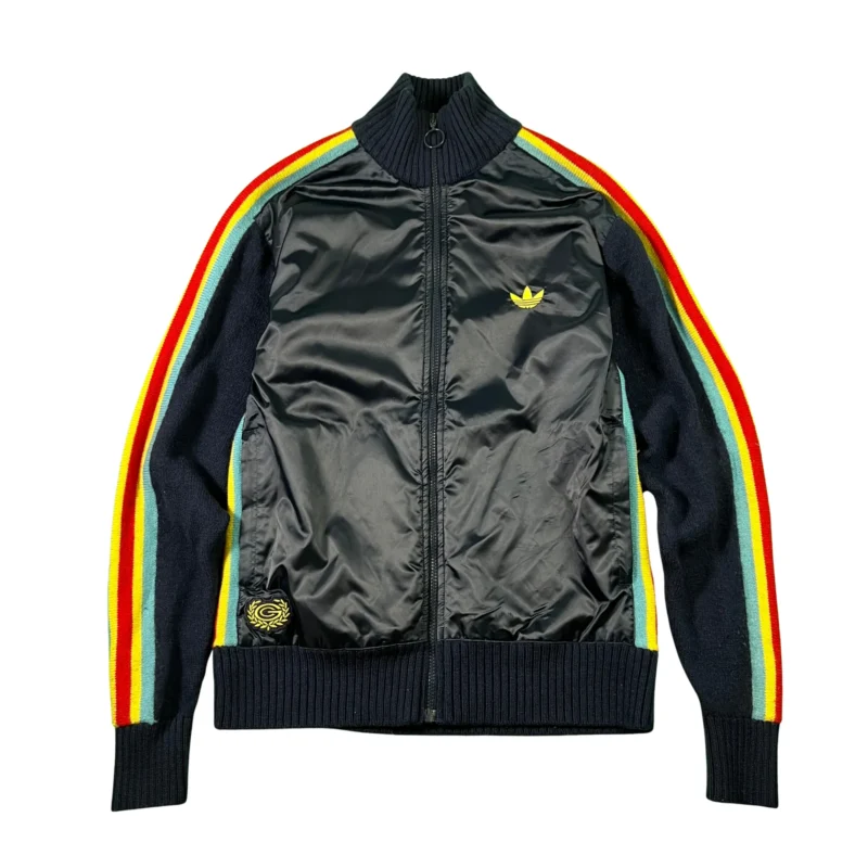 Chaqueta lana Adidas vintage 00s azul marino M