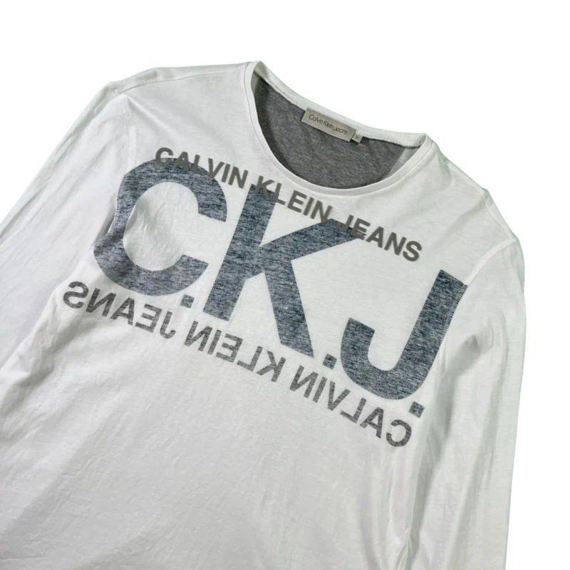 Camiseta manga larga slim-fit Calvin Klein Y2K XL - Imagen 2