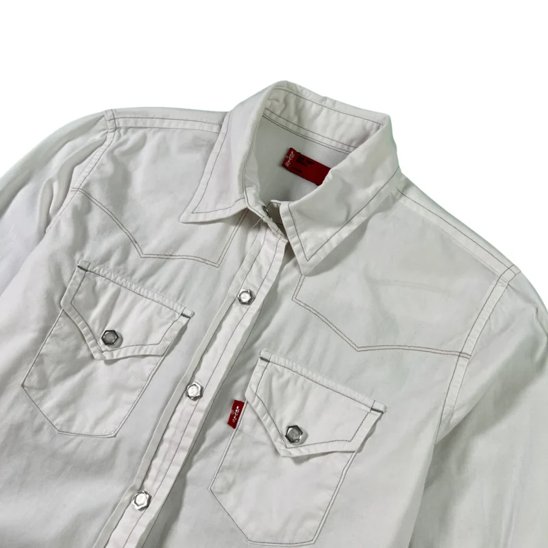 Camisa Levis Y2K blanca S - Imagen 2