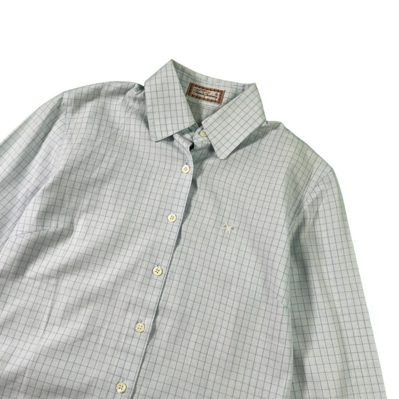 Camisa de cuadros mujer Thomas Burberry vintage 00s S - Imagen 2