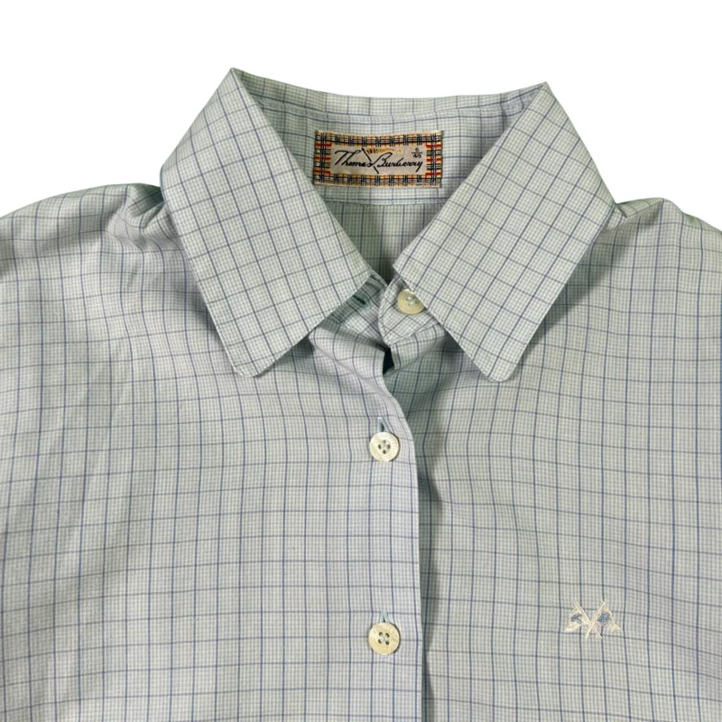 Camisa de cuadros mujer Thomas Burberry vintage 00s S - Imagen 3