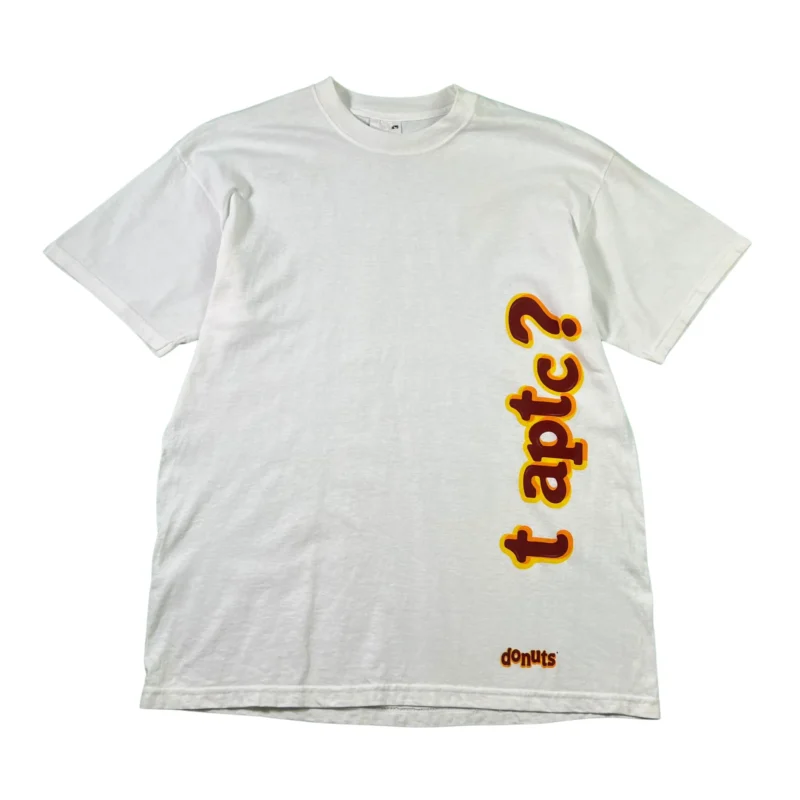 Camiseta promocional Donuts vintage 00s blanca L