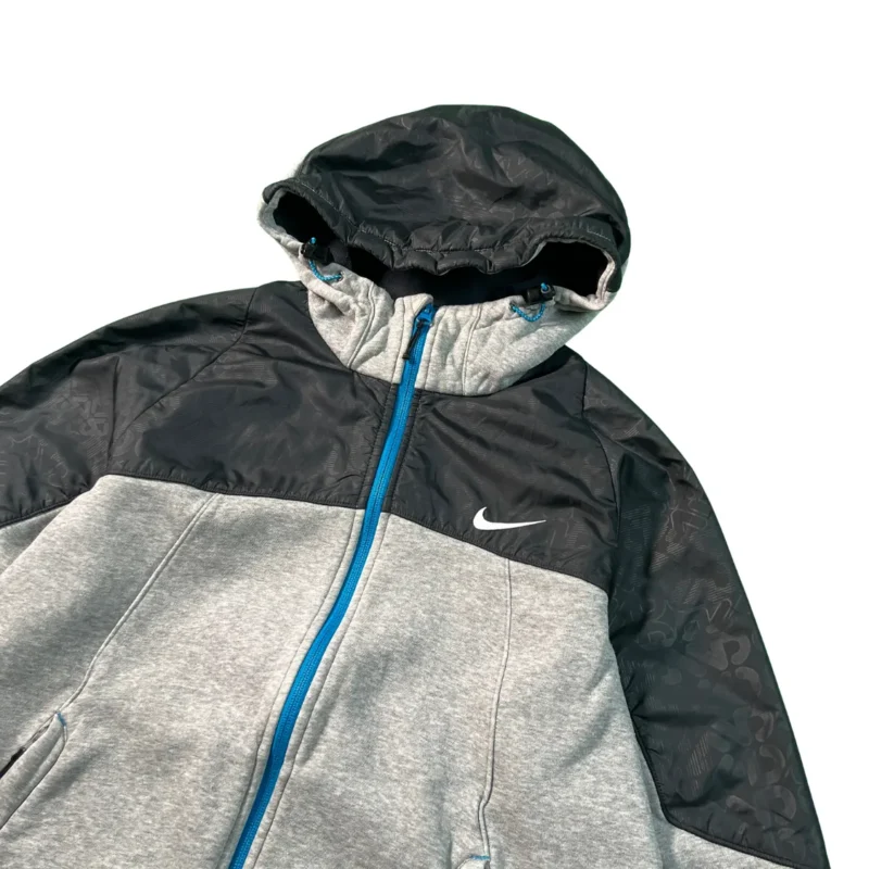 Sudadera con cremallera Nike gris - Imagen 2