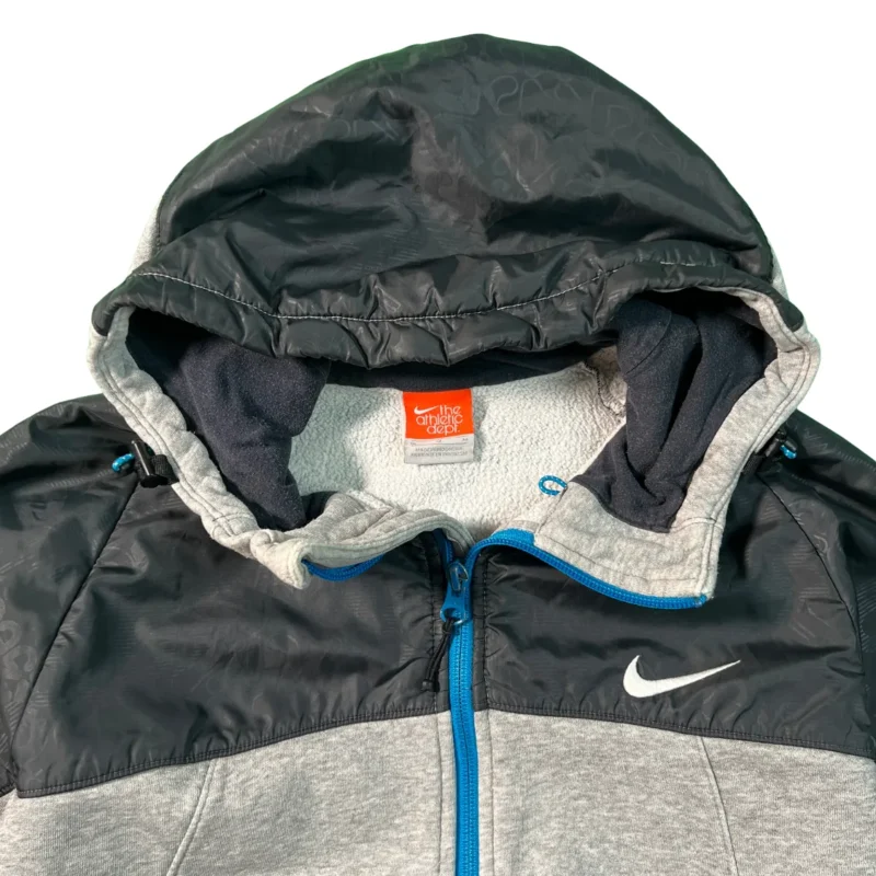 Sudadera con cremallera Nike gris - Imagen 4