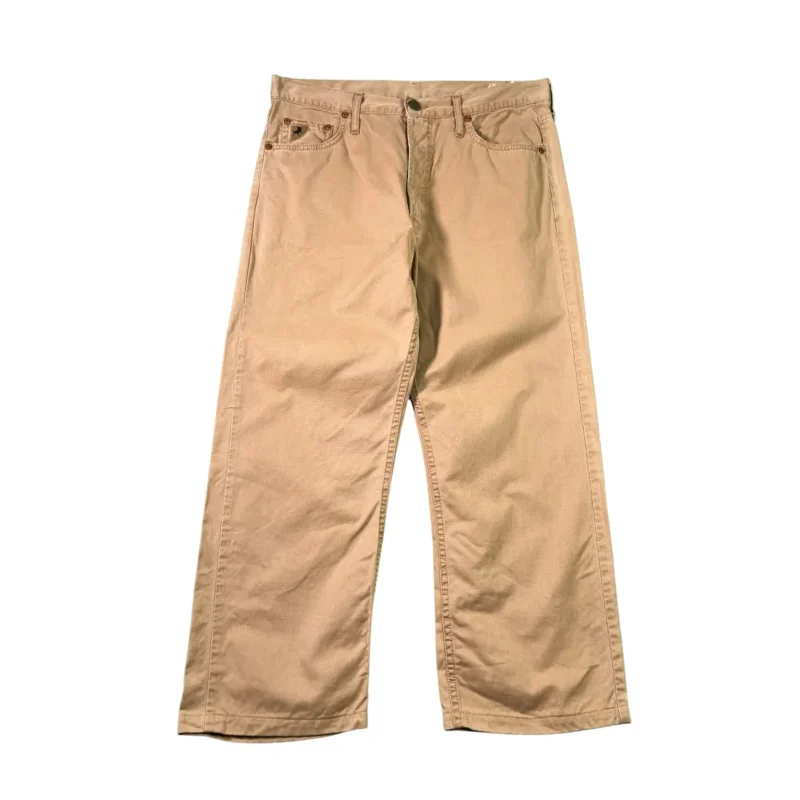 Pantalon Lois vintage 00s marrón W34 - Imagen 2