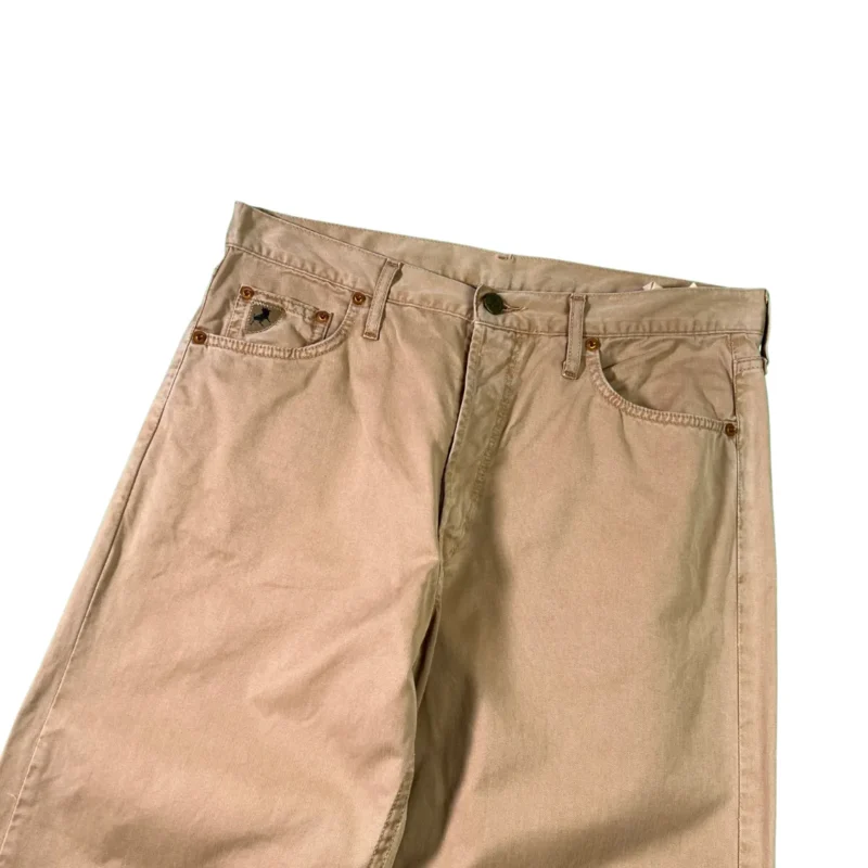 Pantalon Lois vintage 00s marrón W34 - Imagen 3