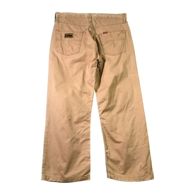 Pantalon Lois vintage 00s marrón W34