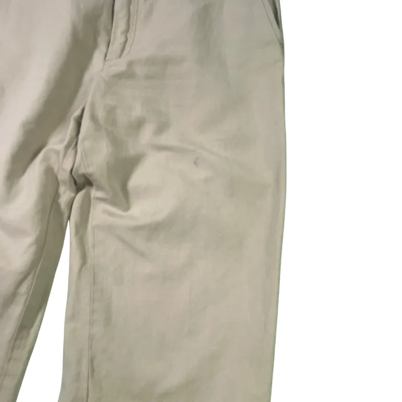 Pantalón lino/algodón Burberrys vintage 00s beige 42 - Imagen 2