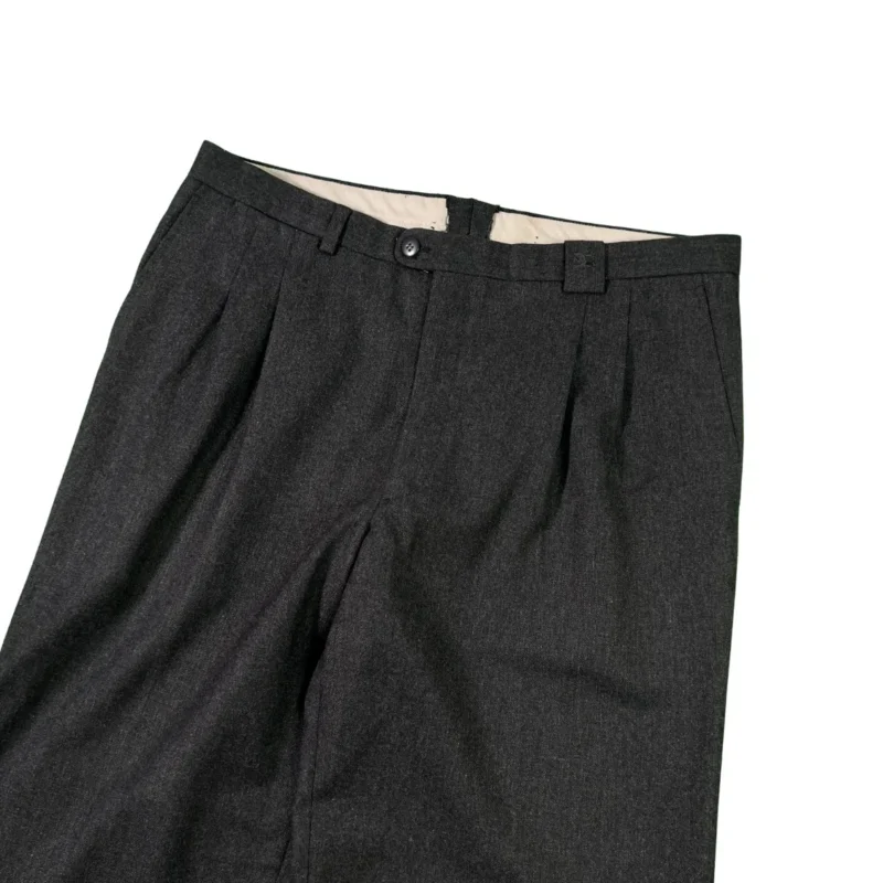 Pantalón de lana Burberrys vintage 00s 48 - Imagen 2