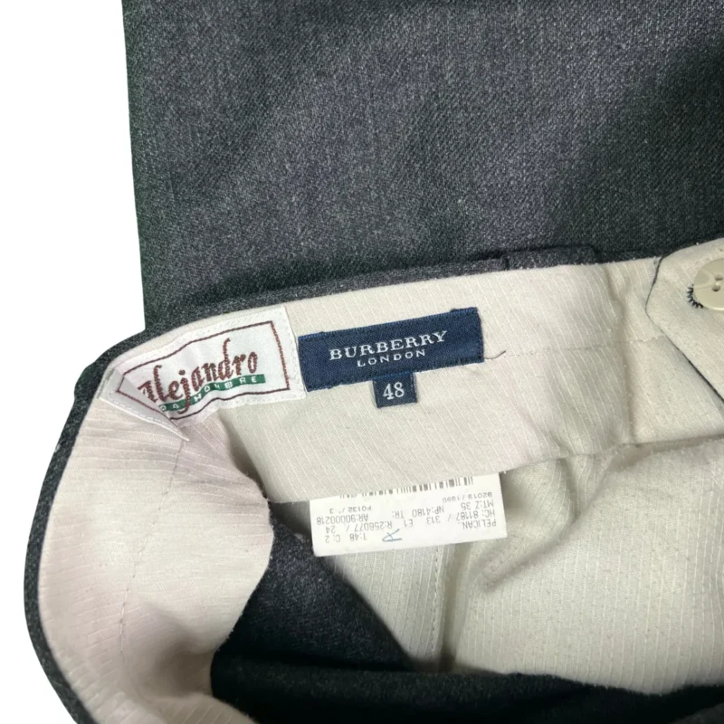 Pantalón de lana Burberrys vintage 00s 48 - Imagen 3