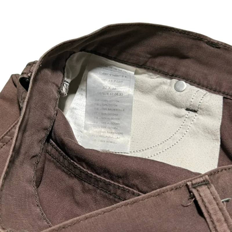 Pantalón corto Carhartt marrón 32 - Imagen 4