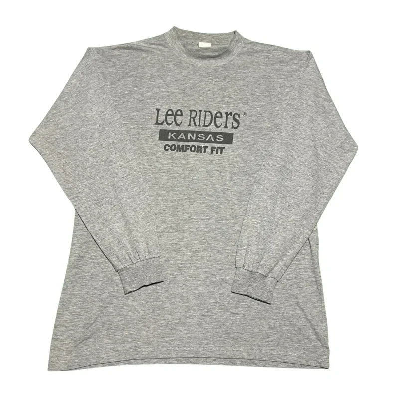 Camiseta manga larga Lee vintage 90s gris XL