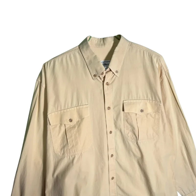 Camisa Labassette vintage 90s beige L - Imagen 2