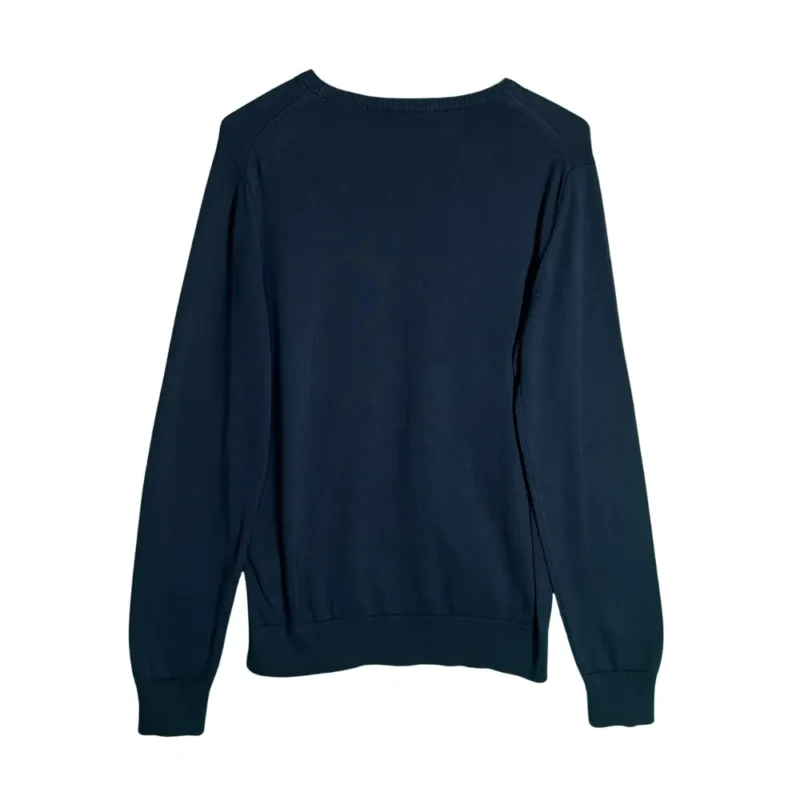 Jersey algodón Tommy Hilfiger azul marino M - Imagen 4