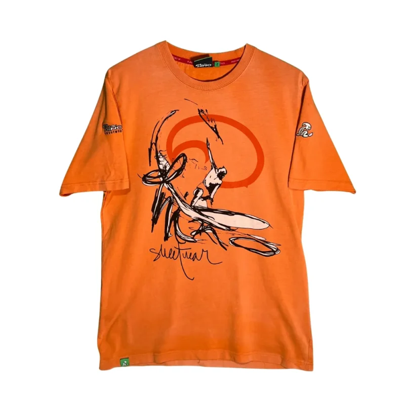 Camiseta El Niño Y2K naranja sun-fade S