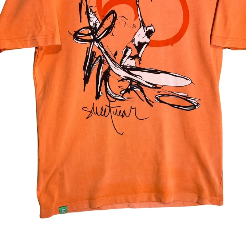Camiseta El Niño Y2K naranja sun-fade S - Imagen 2