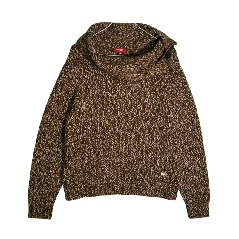 Jersey mujer Burberrys vintage 00s marrón 44