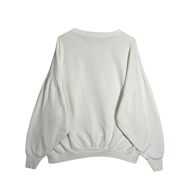 Sudadera Delta Cat print vintage 90s blanca XXL - Imagen 5